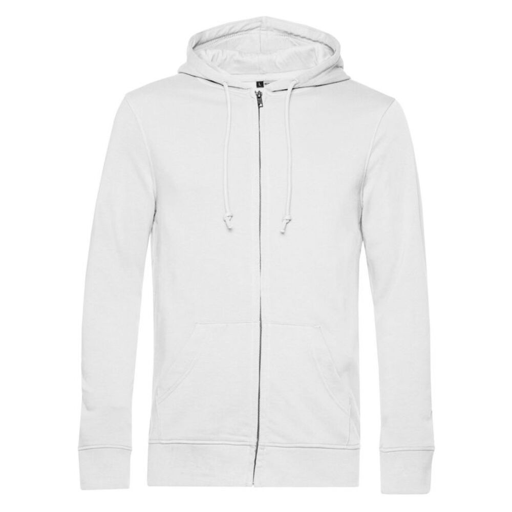 B&C Mens Hoodie / White